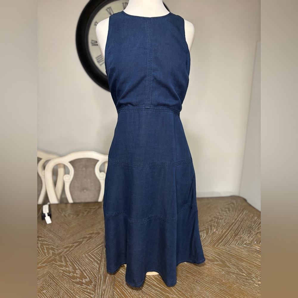 Banana Republic Factory Navy Blue Dress